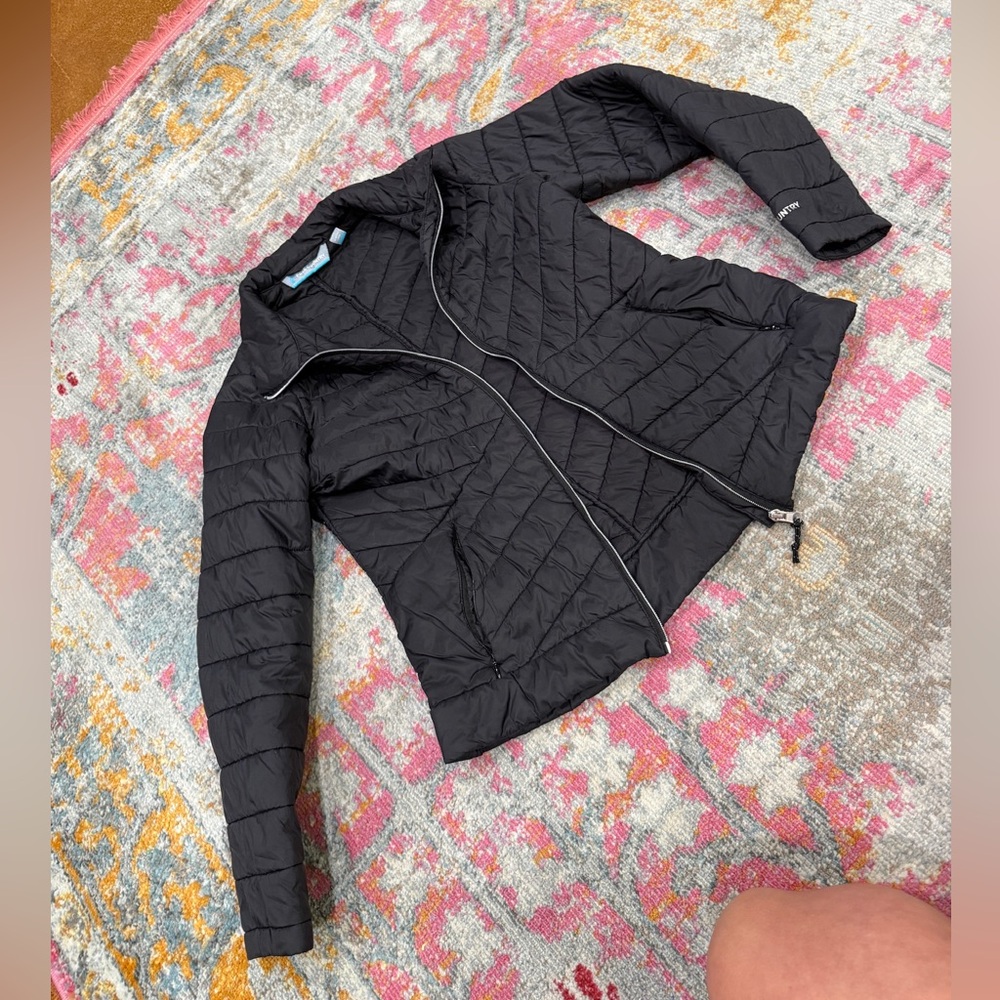Free Country Black Puffer Jacket with Diamond Quilting